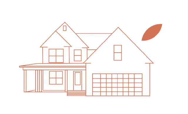 Nest homes house logo